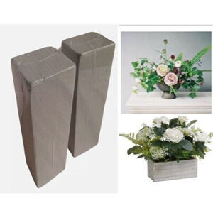 LOT of 2 FLORAL CRAFT FOAM Dry Blocks 7.8" Tall Craft Floral Supply Crafting New